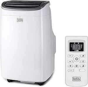 Blackdecker 10,000 Btu Portable Air Conditioner Up To 450 Sq.ft. With 